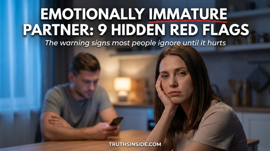 Emotionally Immature Partner: 9 Hidden Red Flags