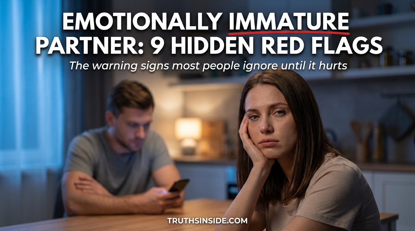 Emotionally Immature Partner: 9 Hidden Red Flags