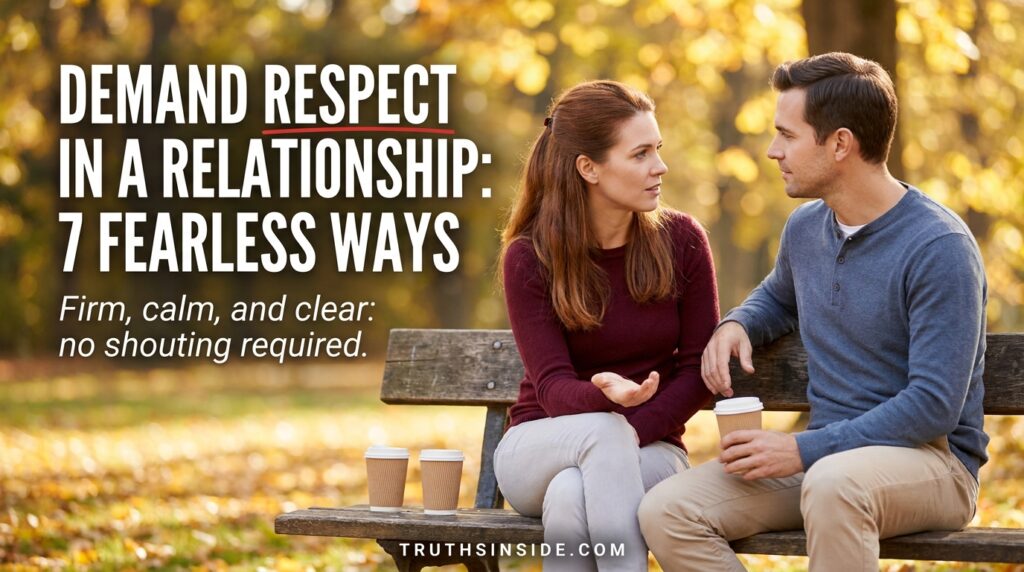 Demand Respect in a Relationship: 7 Fearless Ways
