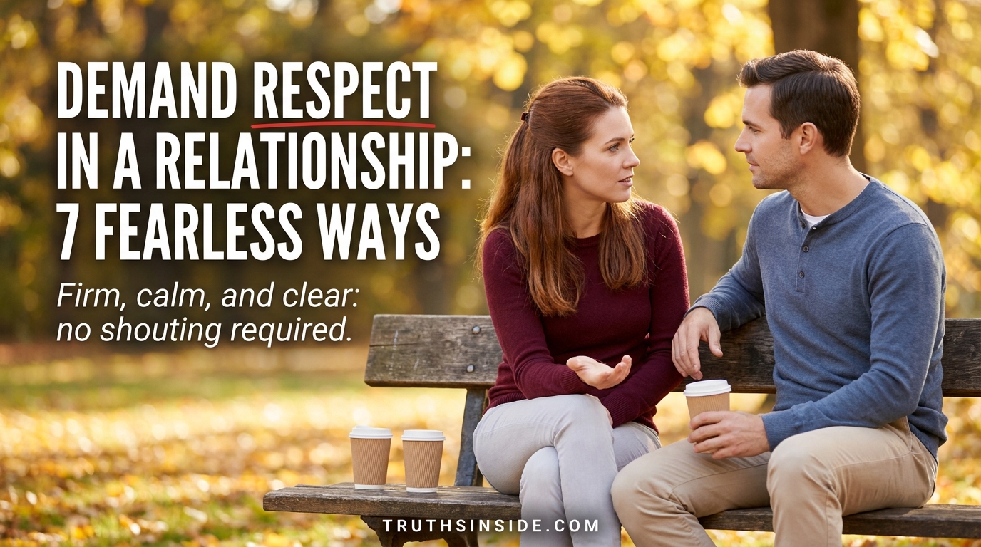 Demand Respect in a Relationship: 7 Fearless Ways