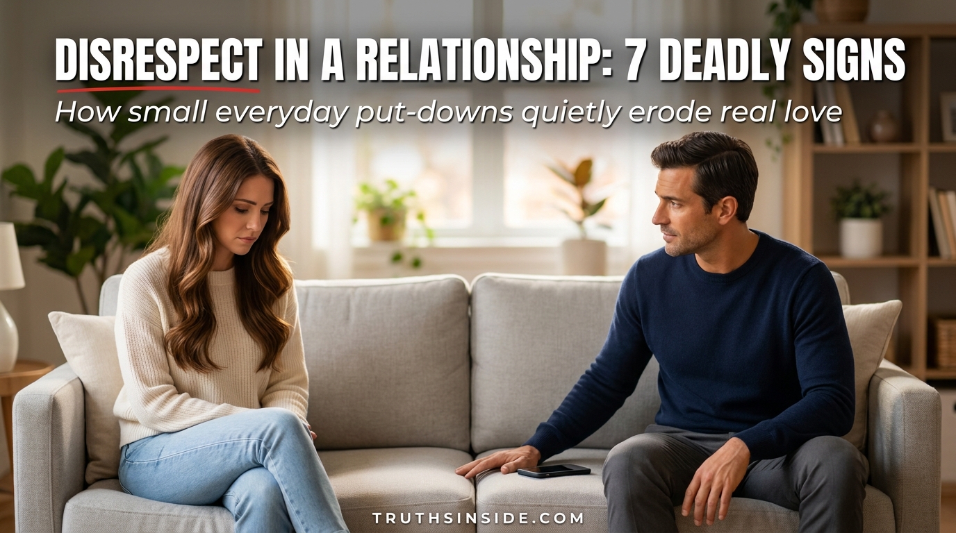 Disrespect in a Relationship: 7 Deadly Signs