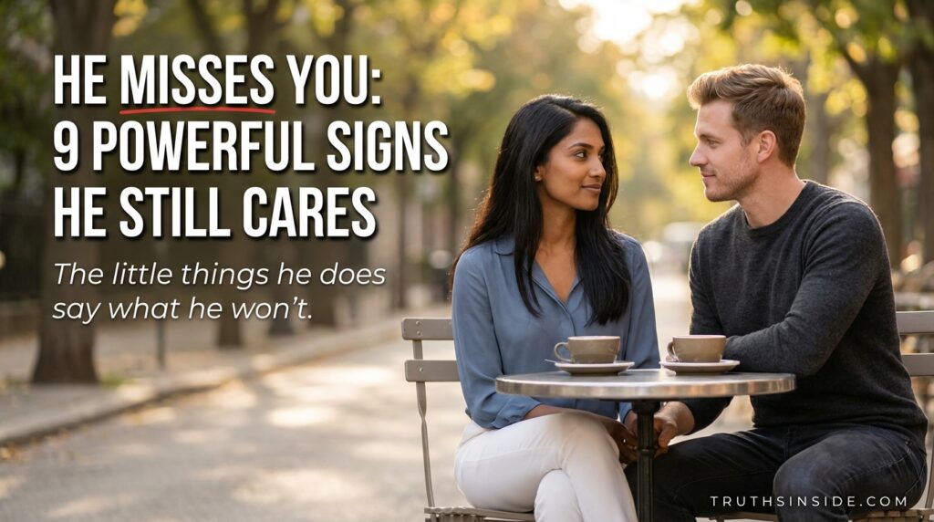He Misses You: 9 Powerful Signs He Still Cares