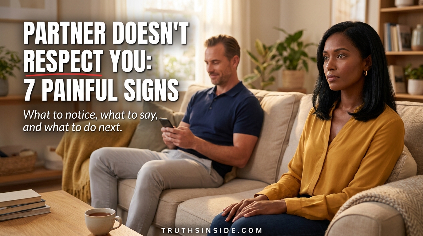 Partner Doesn't Respect You: 7 Painful Signs
