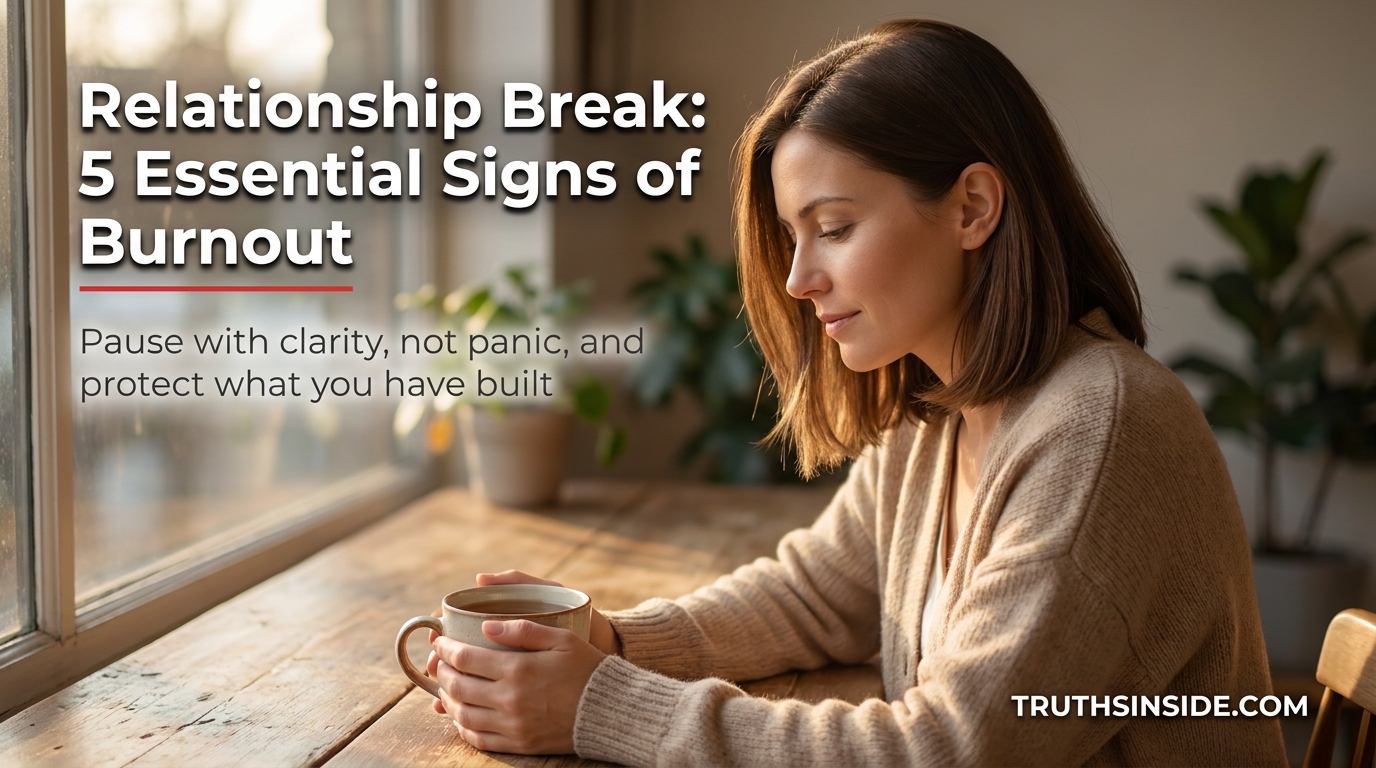 Relationship Break: 5 Essential Signs of Burnout