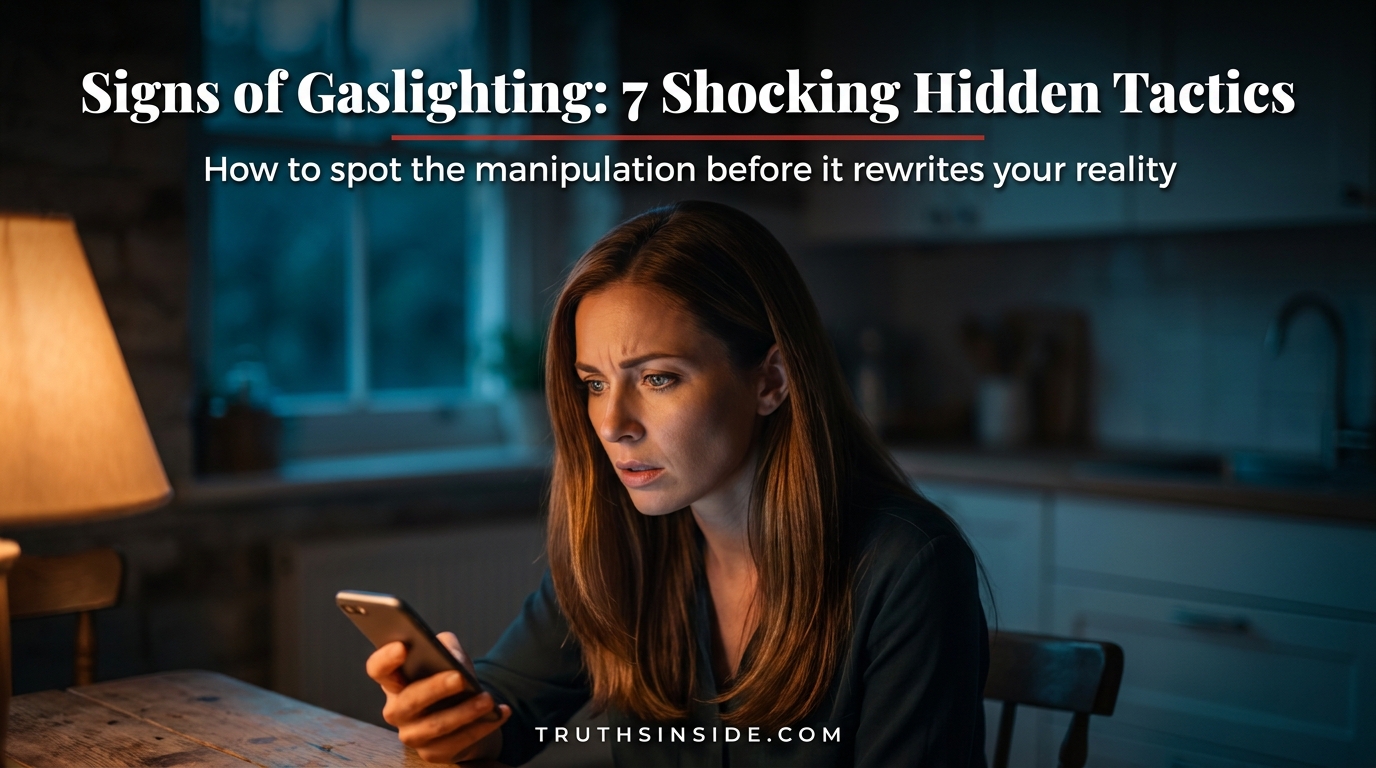 Signs of Gaslighting: 7 Shocking Hidden Tactics
