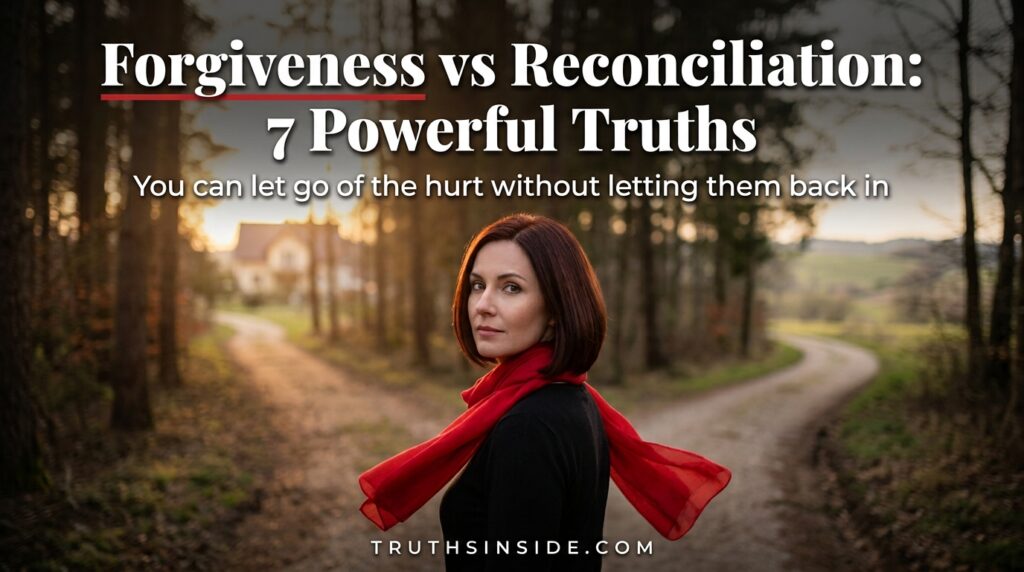Forgiveness vs Reconciliation: 7 Powerful Truths